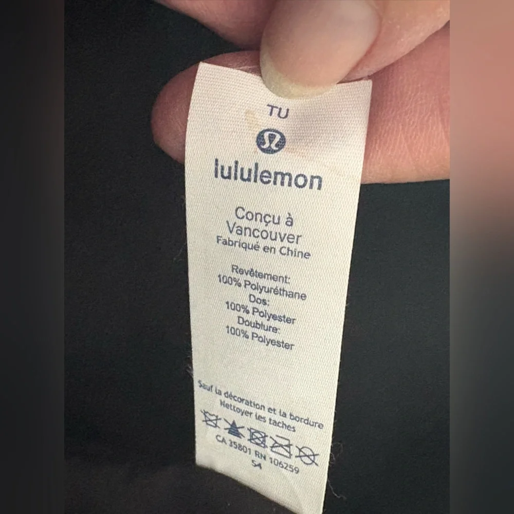 Lululemon For The Fun Of It 13L Circles Large Black Tote Bag